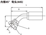 弯管接头（L1、R1、R2、R3）管用螺纹
